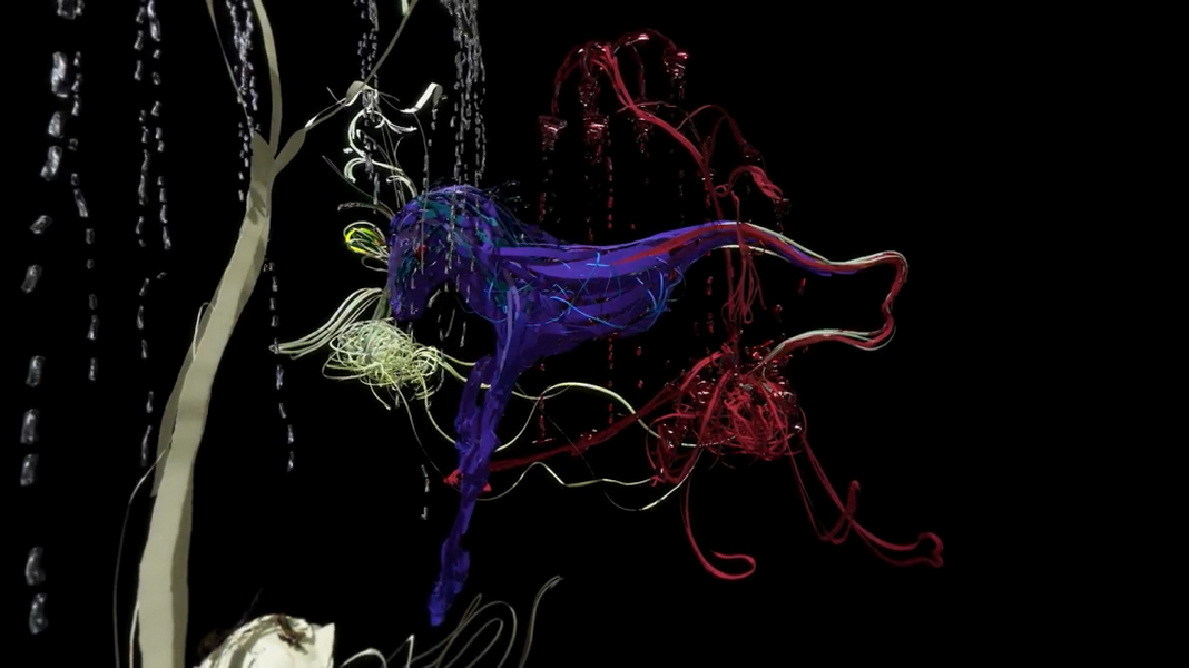 四位艺术家用Tilt Brush共同创作VR作品，《协作》像一个美丽的3D“雕塑”